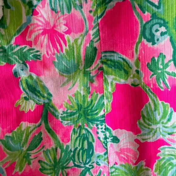 Lilly Pulitzer Pink and Green Mini Dress - Picture 10 of 14